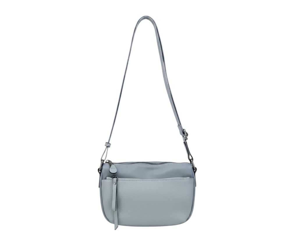Leather Bag - Light Blue